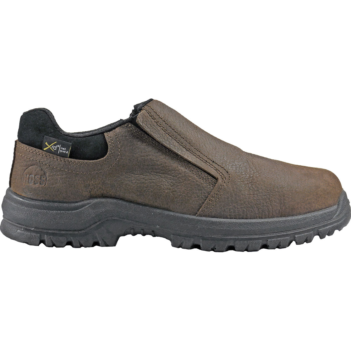 HOSS Worker Men's Internal Metatarsal Composite Toe Electrical Hazard Slip-On Work Oxford - profile