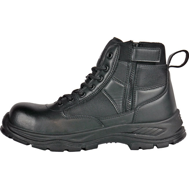 HOSS Watchman Men's Composite Toe Electrical Hazard Zipper Work Boot - profile