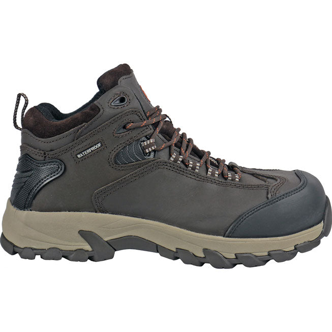 HOSS Frontier Men's Composite Toe Electrical Hazard Puncture-Resistant Waterproof Work Hiker - profile