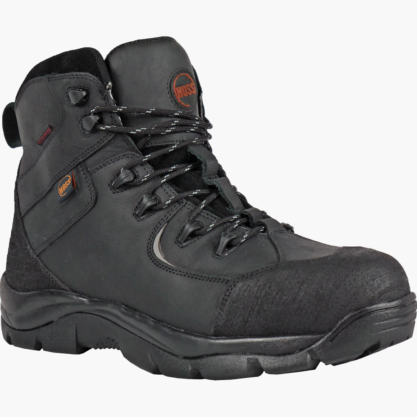 HOSS Ridge Men's Composite Toe Electrical Hazard Puncture-Resisting Waterproof Leather Work Hiker