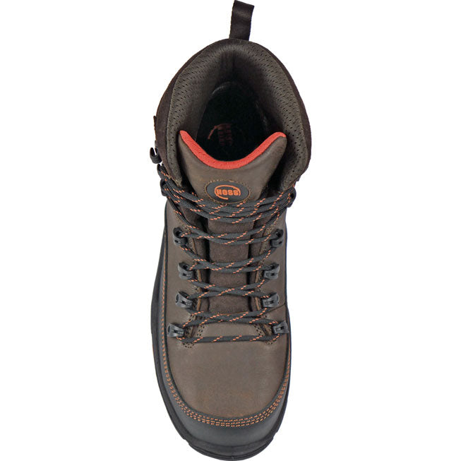 HOSS Traverse Men's Composite Toe Electrical Hazard Puncture-Resisting Waterproof Leather Work Boot - birdseye