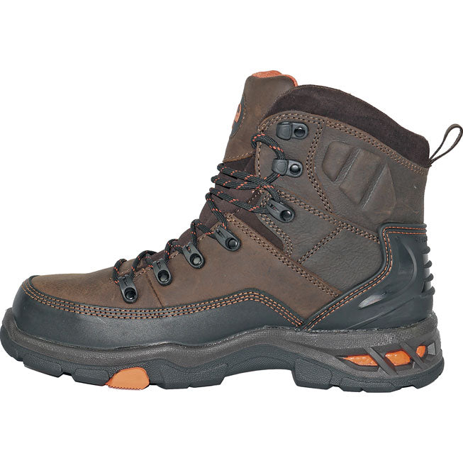 HOSS Traverse Men's Composite Toe Electrical Hazard Puncture-Resisting Waterproof Leather Work Boot - profile