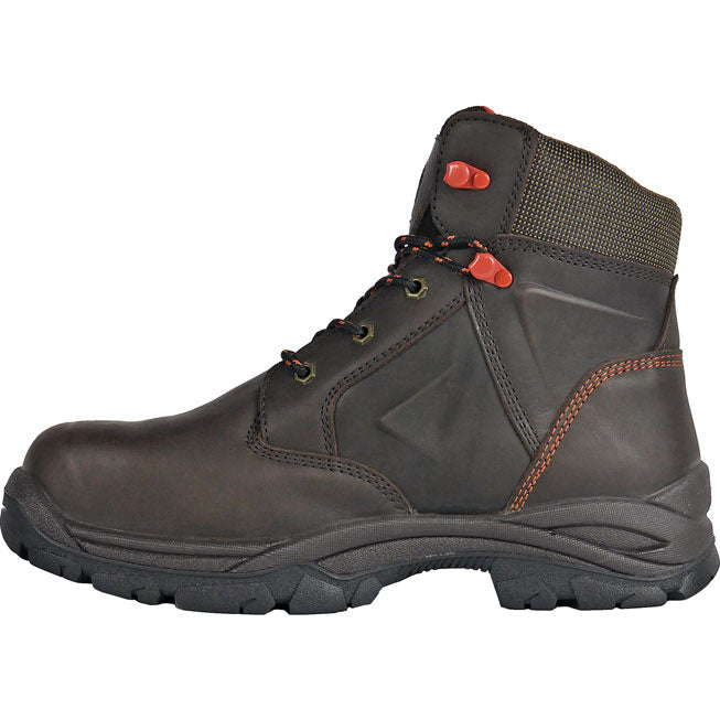 HOSS Hudson Men's 400G Insulated Composite Toe Electrical Hazard Puncture-Resisting Waterproof Leather Work Boot - profile