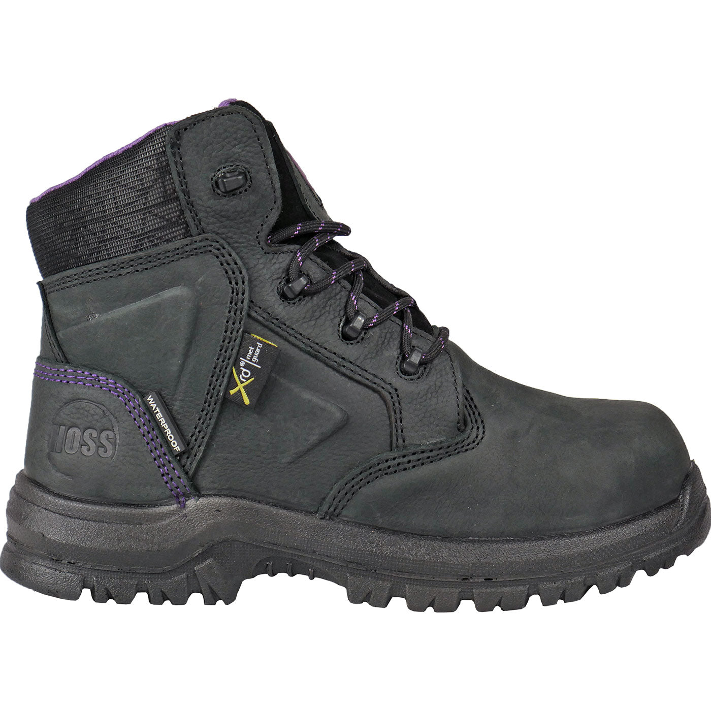 HOSS Lacy Women's 6-inch Internal Metatarsal Composite Toe Puncture-Resisting Waterproof Work Boot - profile