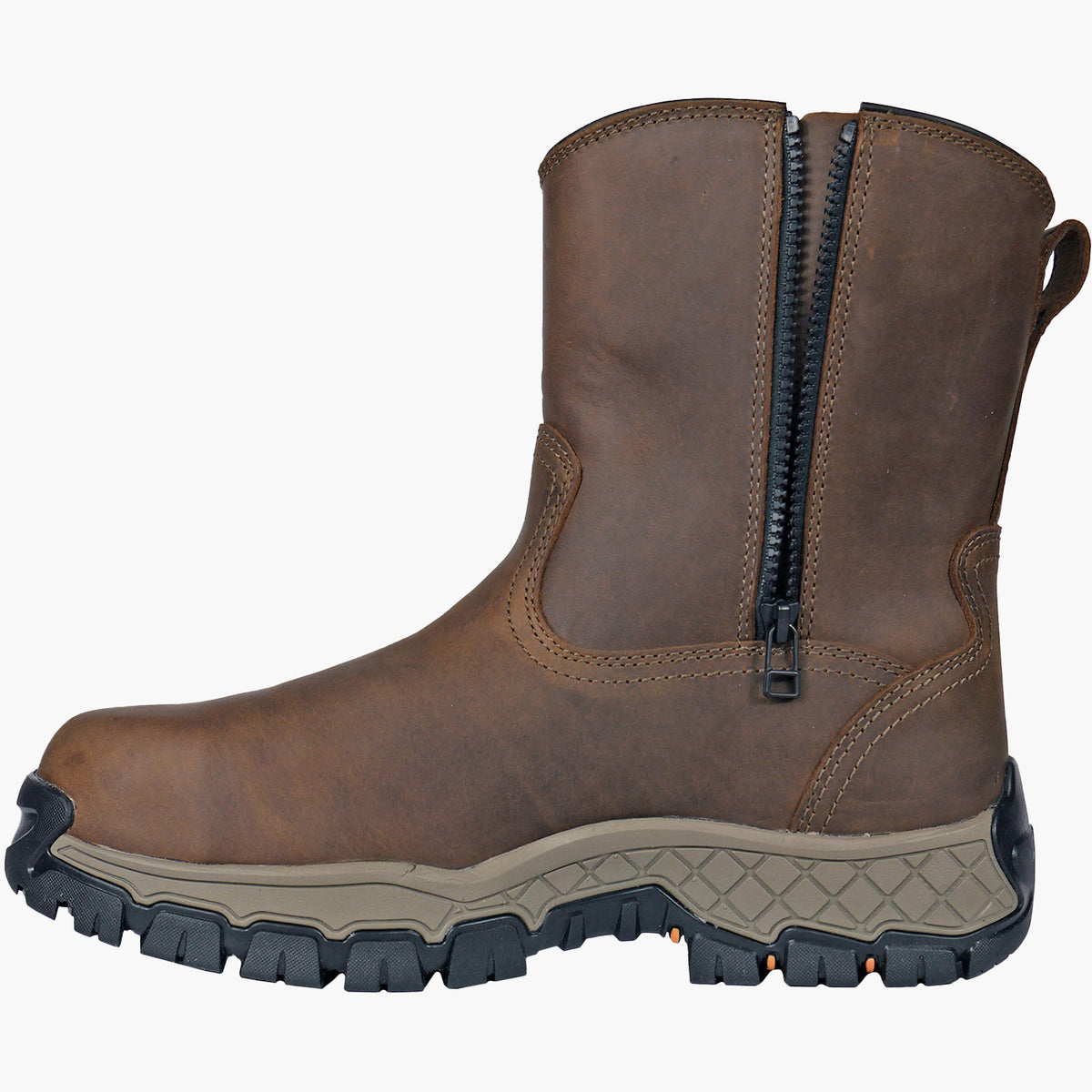 Hoss Recon Side Zip Men's 8-inch Composite Toe Electrical Hazard Waterproof Work Boot