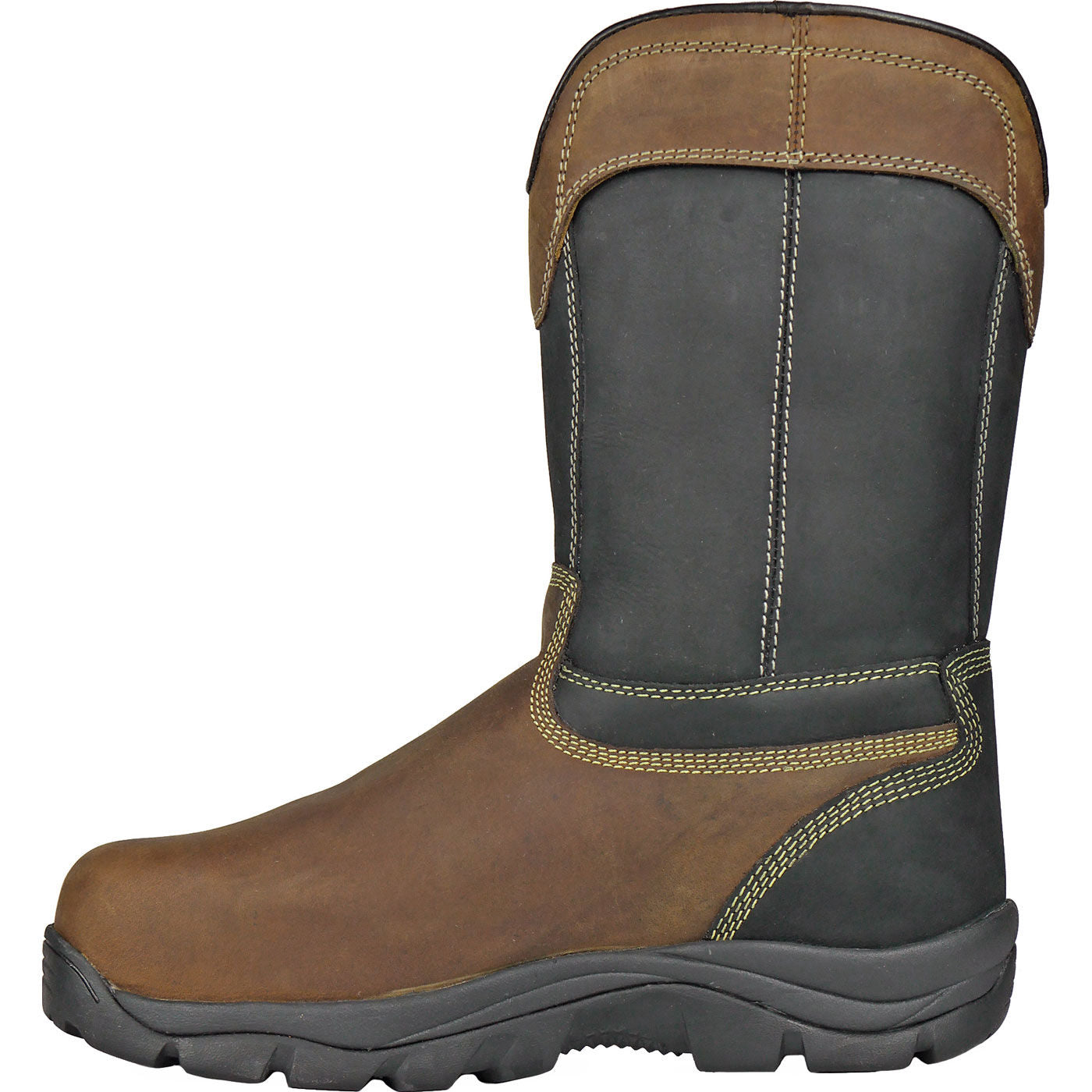 HOSS Slag Men's Internal Metatarsal Composite Toe Puncture-Resisting Waterproof Pull-On Work Boot - profile