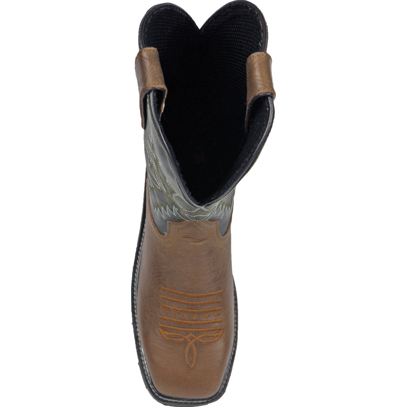 HOSS Landon Men's 11-inch Steel Toe Electrical Hazard Western Work Boot - birdseye