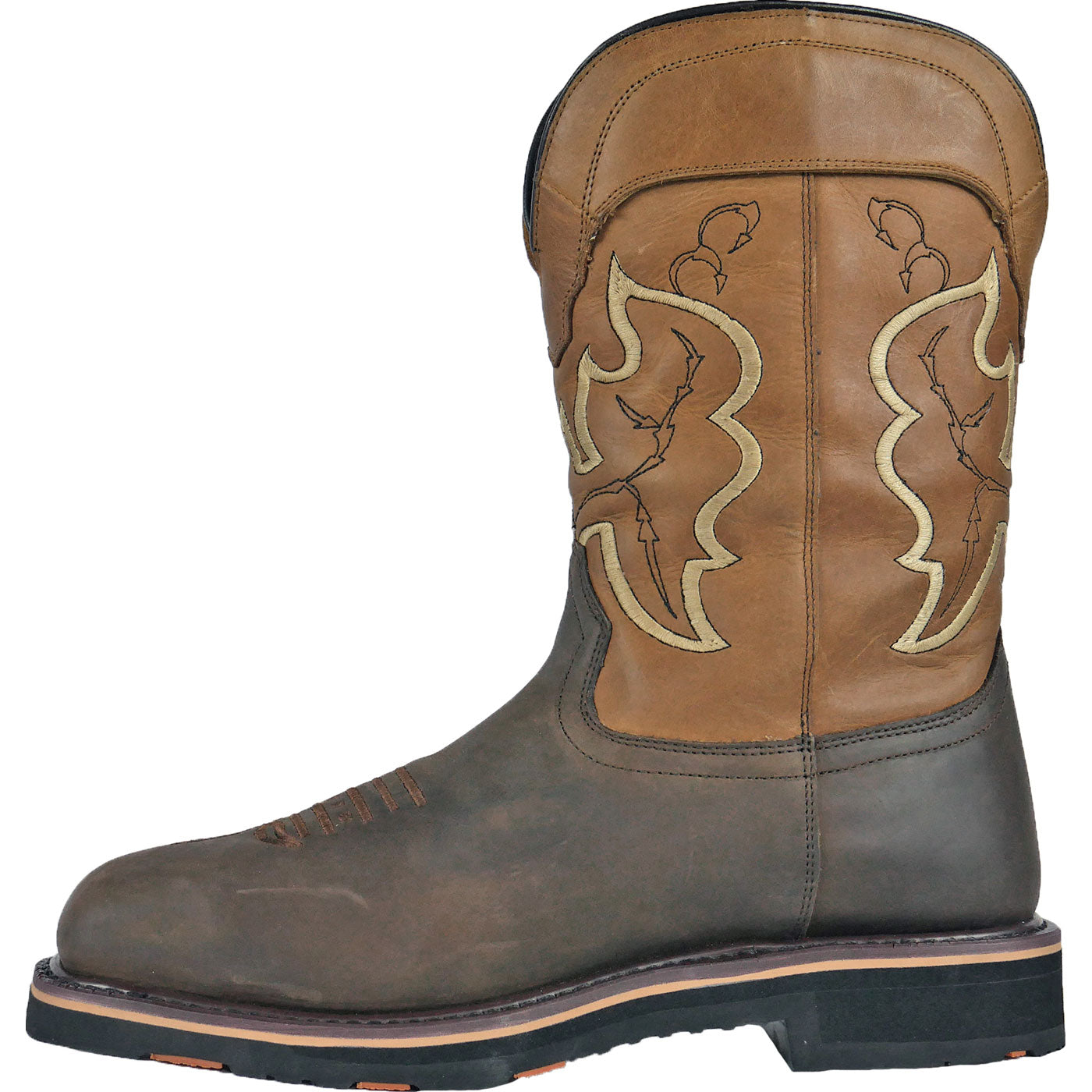 HOSS Showdown Men's 11-inch Composite Toe Puncture- Resisting Waterproof Western Work Boot - profile
