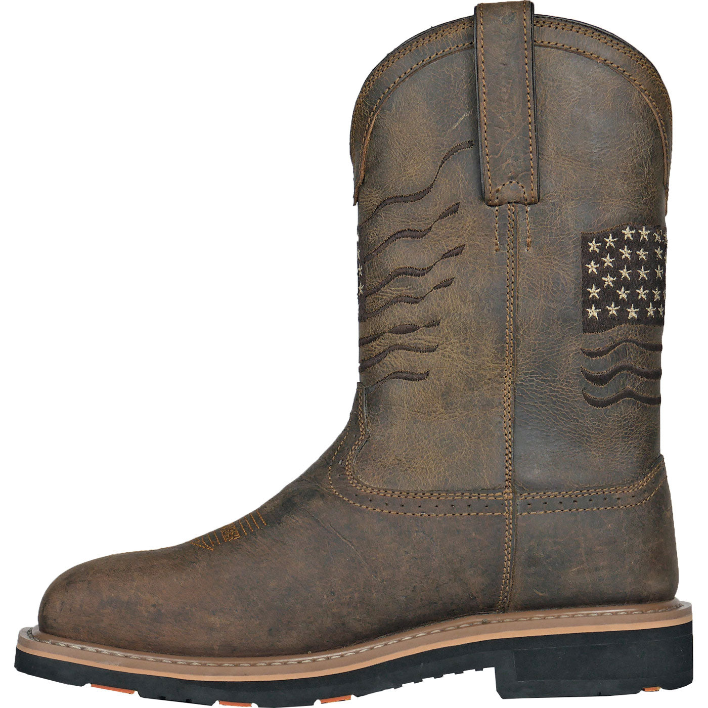 HOSS Rushmore Men's 11-inch Composite Toe Puncture-Resisting Waterproof Western Work Boot - profile