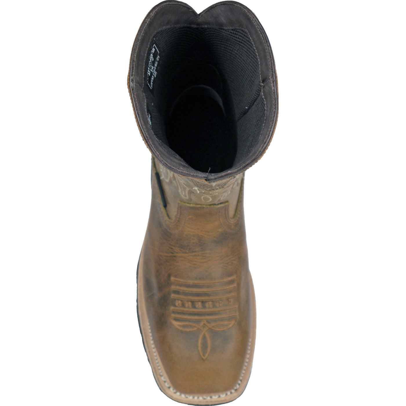 HOSS Brisbee Men's 11-inch Composite Toe Electrical Hazard Waterproof Western Work Boot - birdseye