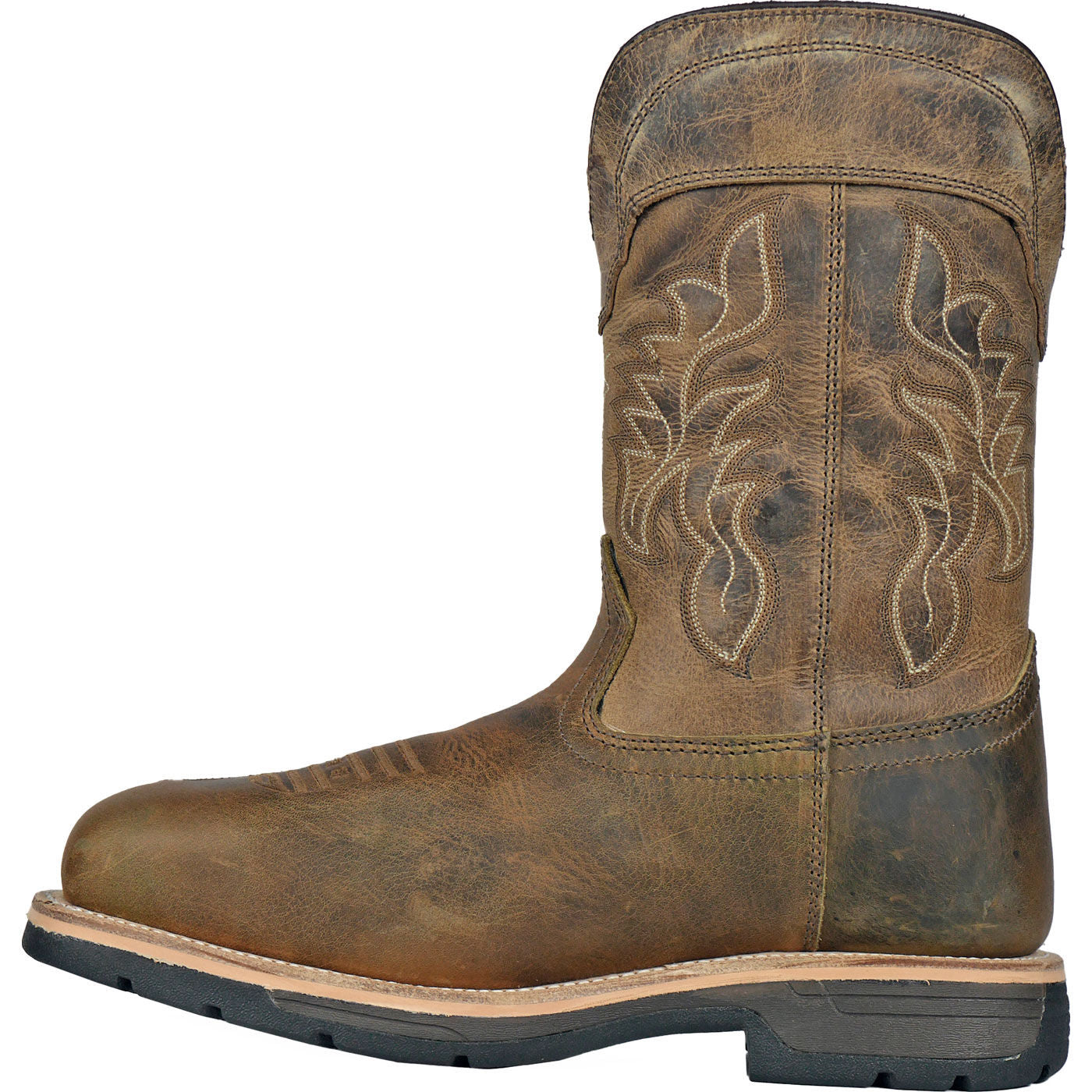 HOSS Brisbee Men's 11-inch Composite Toe Electrical Hazard Waterproof Western Work Boot - profile