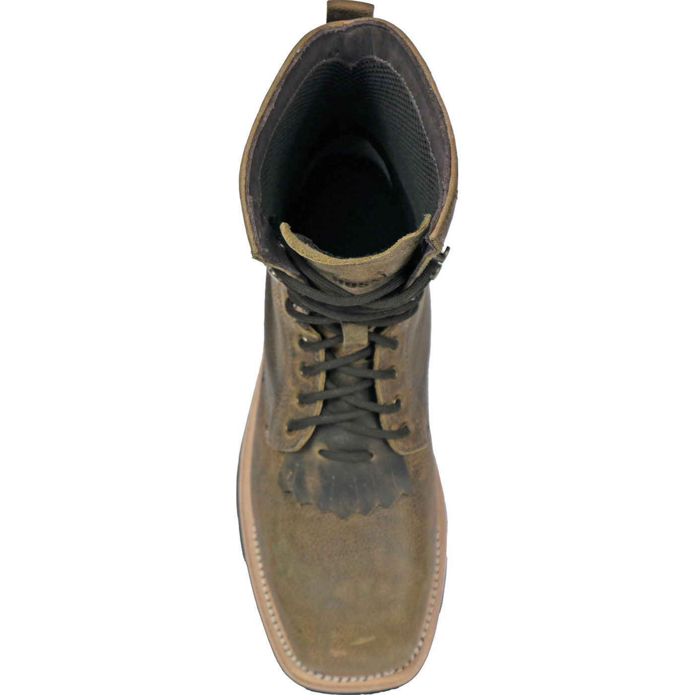 HOSS Brisbee Lacer Men's 8-inch Composite Toe Electrical Hazard Waterproof Work Boot - birdseye