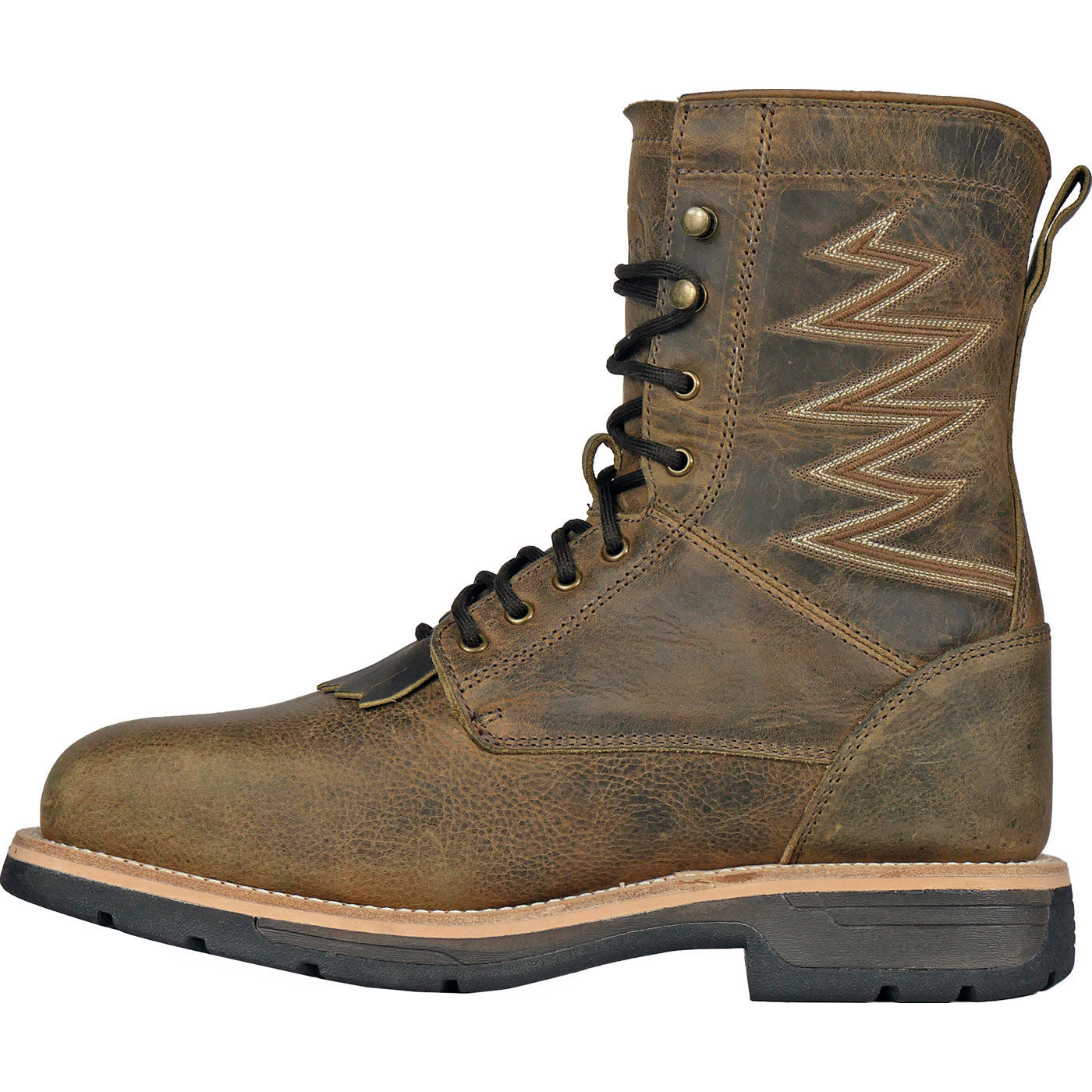 HOSS Brisbee Lacer Men's 8-inch Composite Toe Electrical Hazard Waterproof Work Boot - profile