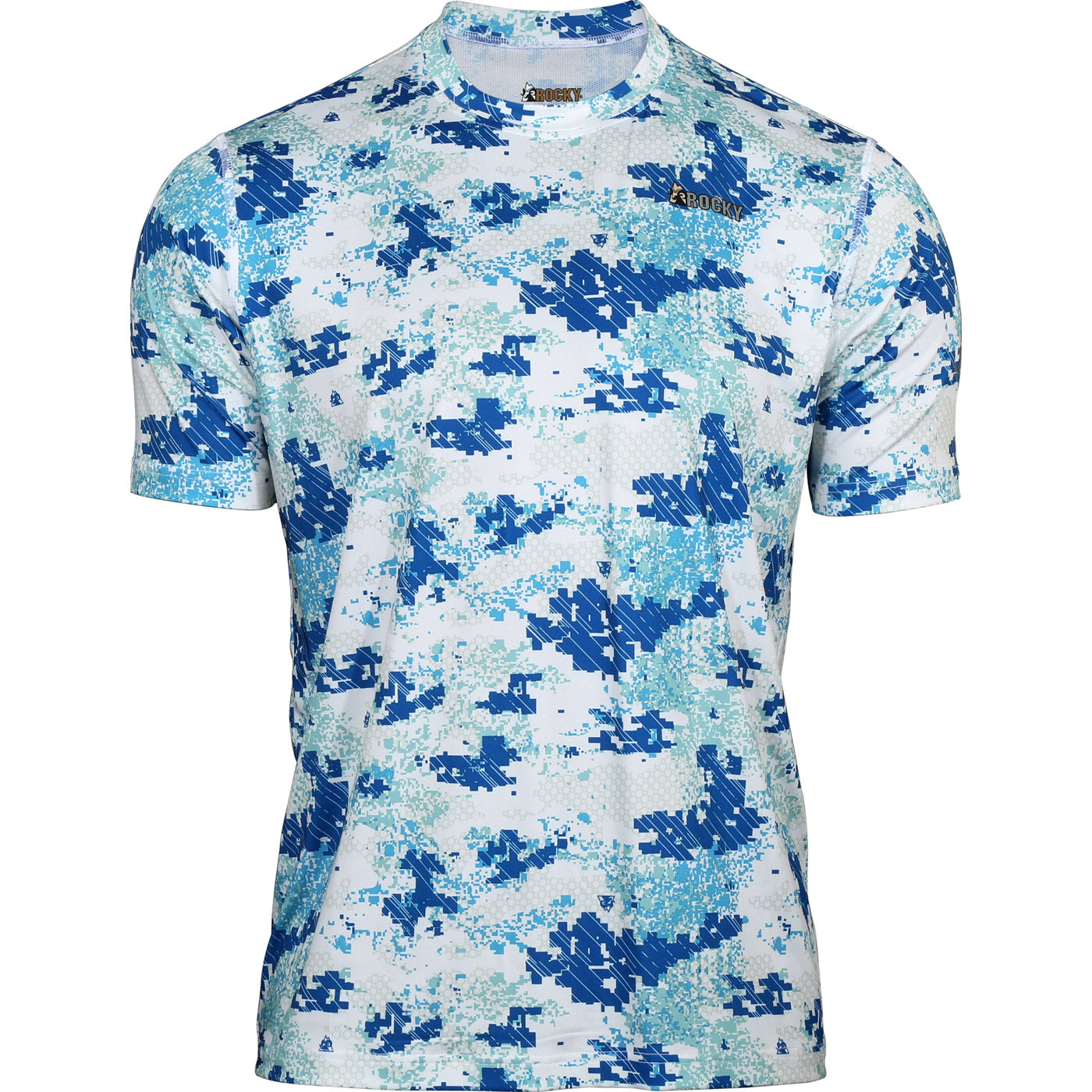 Rocky Camo Short-Sleeve Performance Tee Shirt - vwt