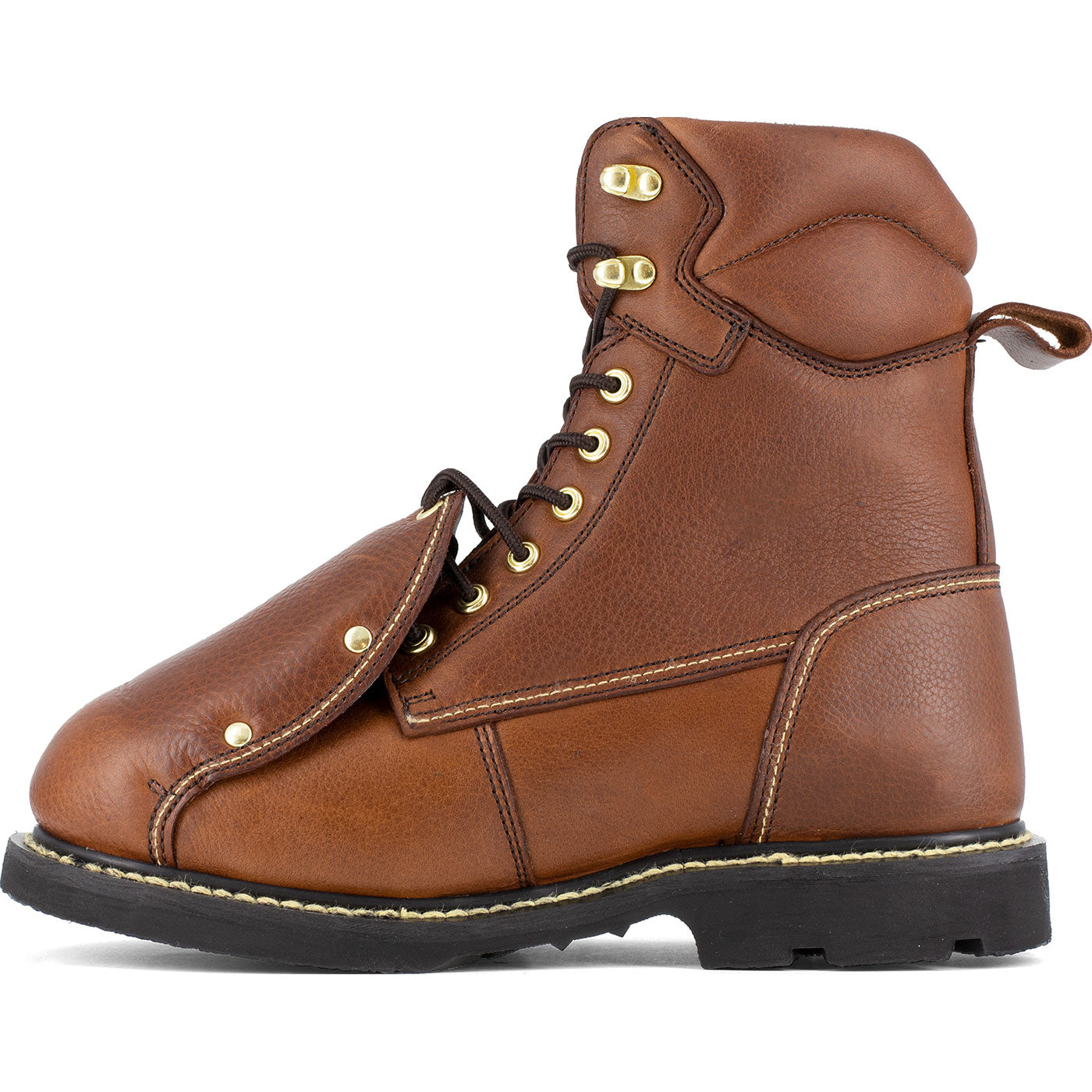 Iron Age Groundbreaker Men's 8-inch External Met Guard Steel Toe Work Boot - profile