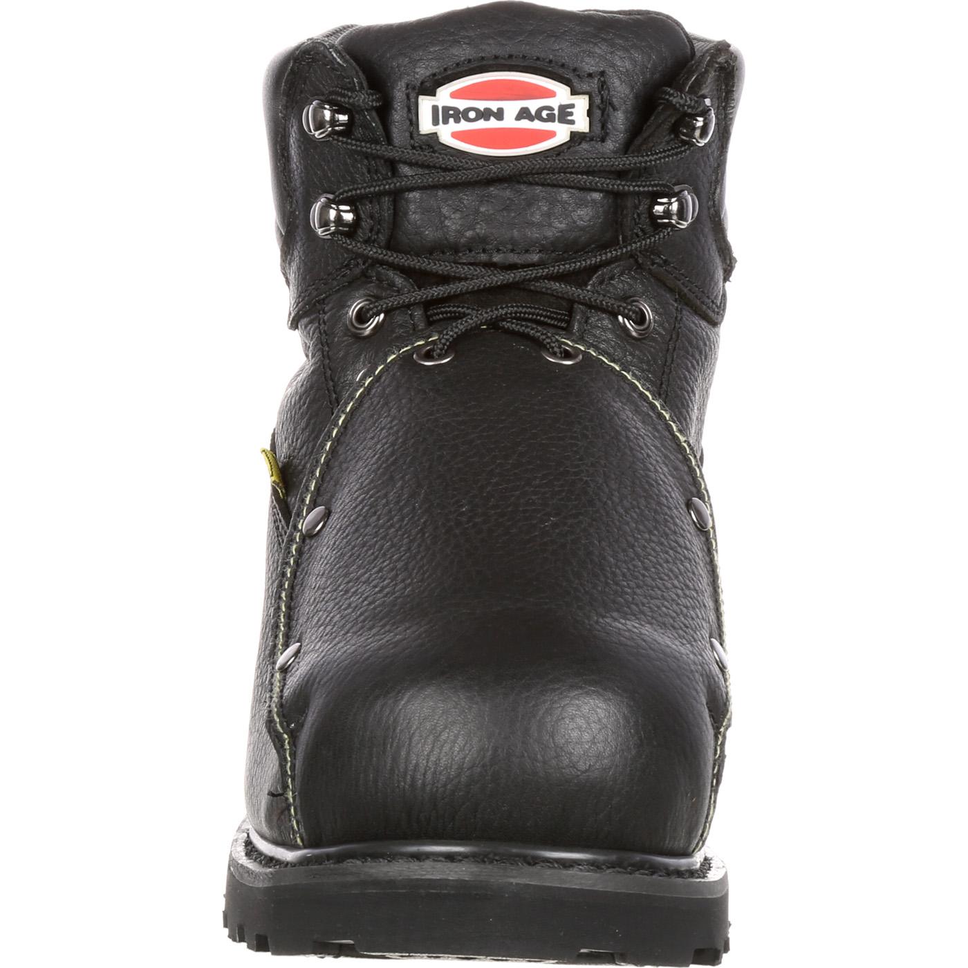 Iron Age Groundbreaker External Met Guard Work Boot - front