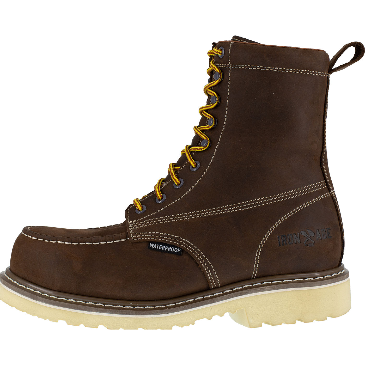 Iron Age Solidifier Men's Moc Composite Toe Electrical Hazard Waterproof Work Boot - profile