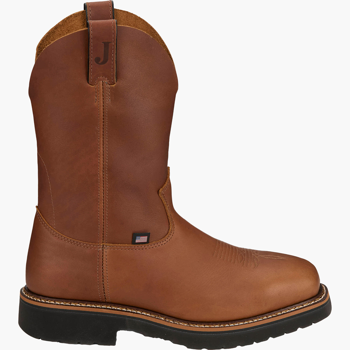 Justin Work Lafayette Men's 11-inch Electrical Hazard Pull-On Western Boot