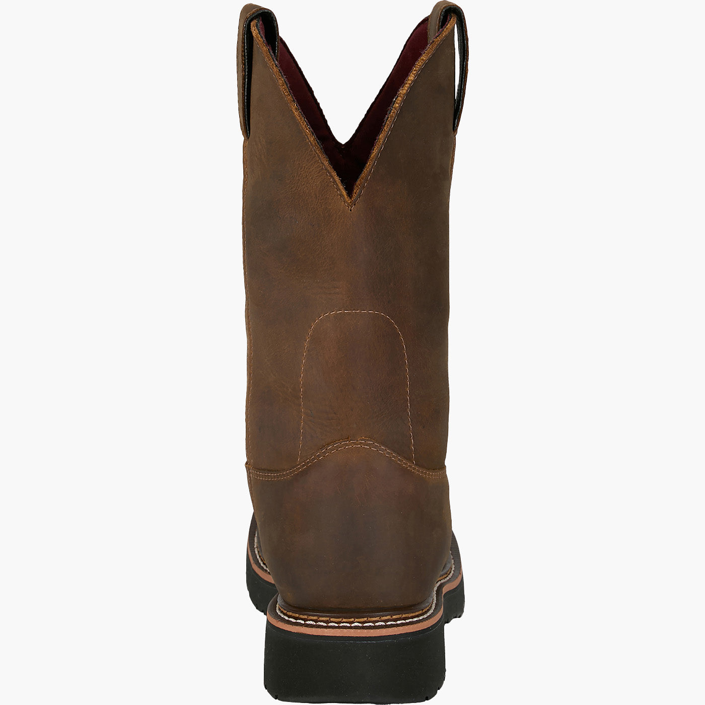 Justin Work Billings Men's 11-inch Electrical Hazard Waterproof Pull-On Western Boot