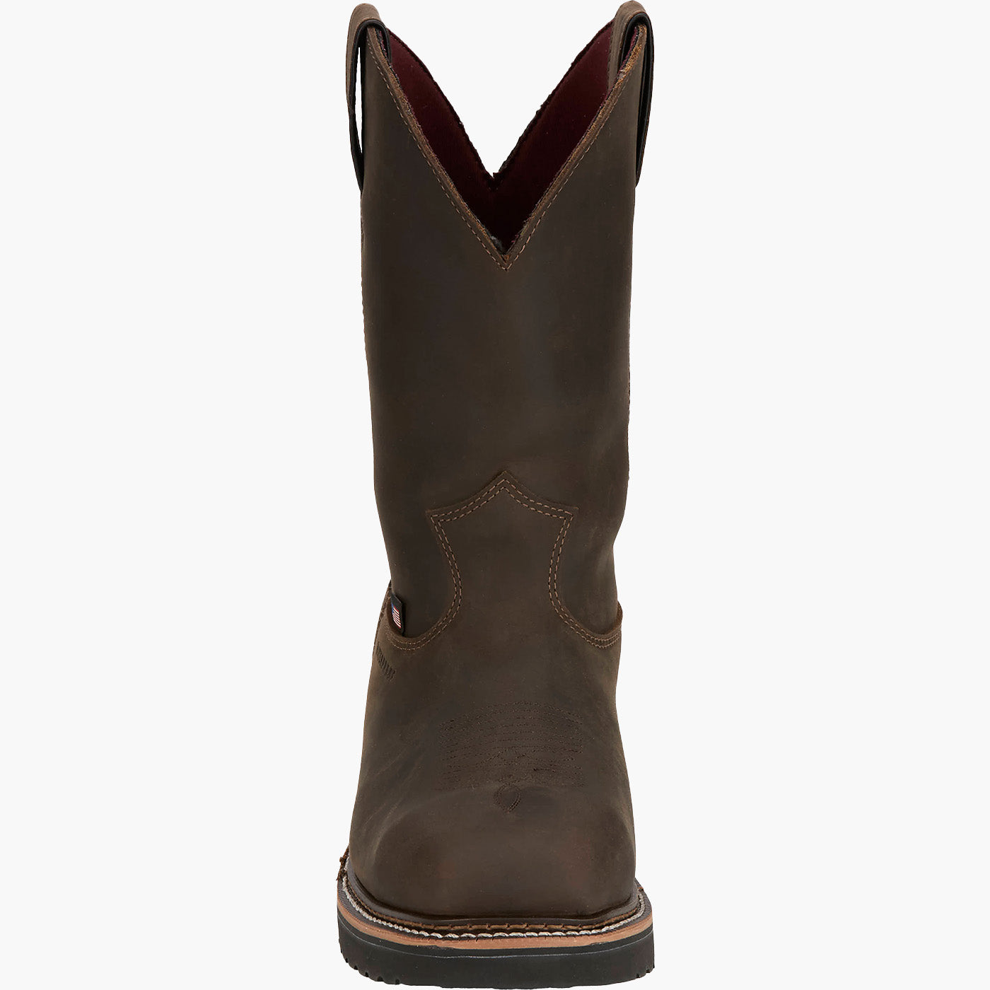 Justin Work Billings Men's 11-inch Steel Toe Electrical Hazard Waterproof Pull-On Western Boot