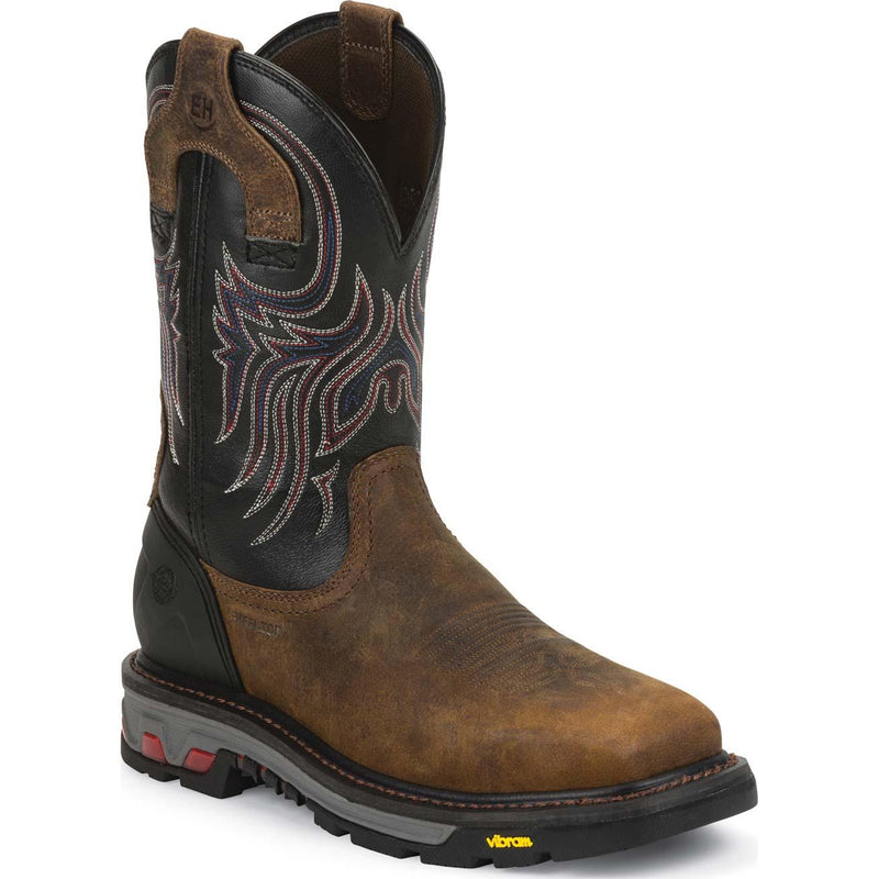Justin Work Commander-X5™ Tanker Steel Toe Pull-On Work Boot - main
