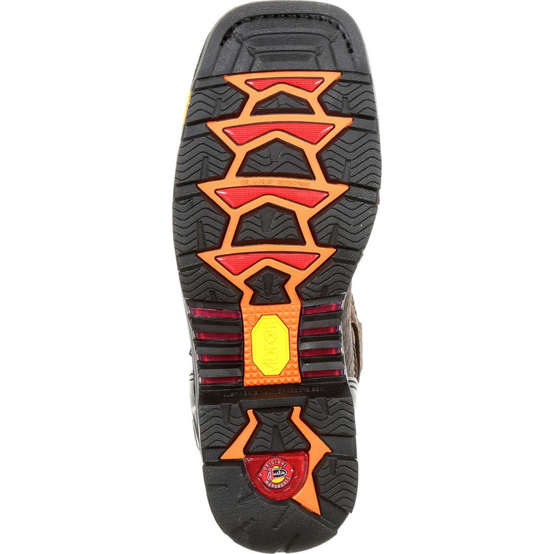 Justin Original Workboots Commander-X5 Driscoll Steel Toe Internal Met Guard Waterproof Western Work Boot - outsole