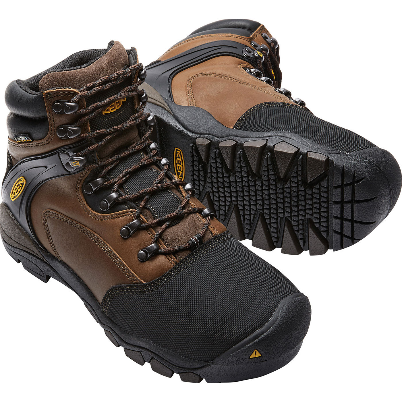 KEEN Utility Louisville Men's Internal Metatarsal Steel Toe Waterproof Work Boot - front