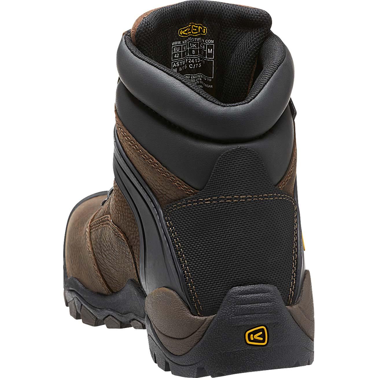 KEEN Utility® Louisville Steel Toe Waterproof Work Boot - back