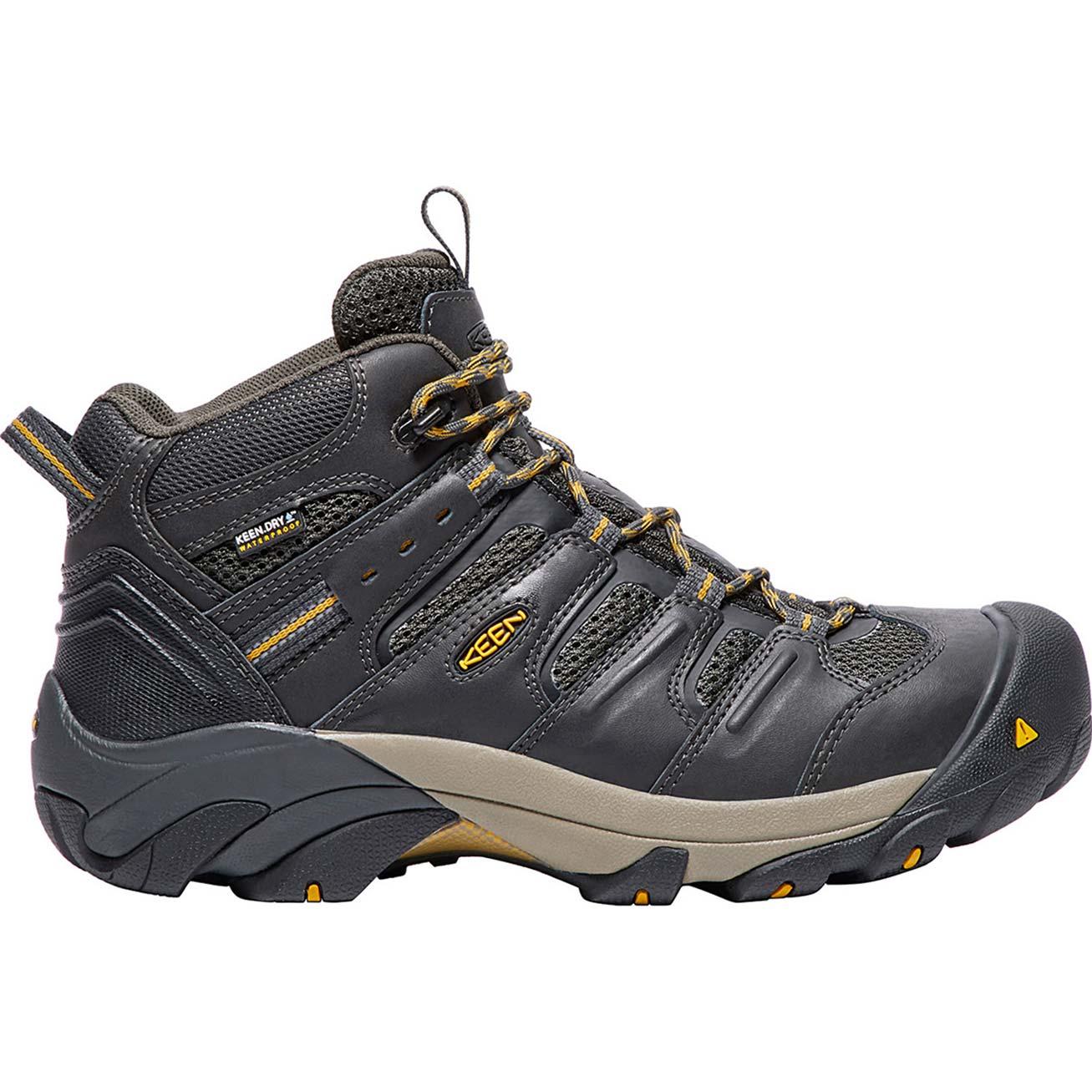 KEEN Utility® Lansing Mid Steel Toe Waterproof Work Shoe - profile