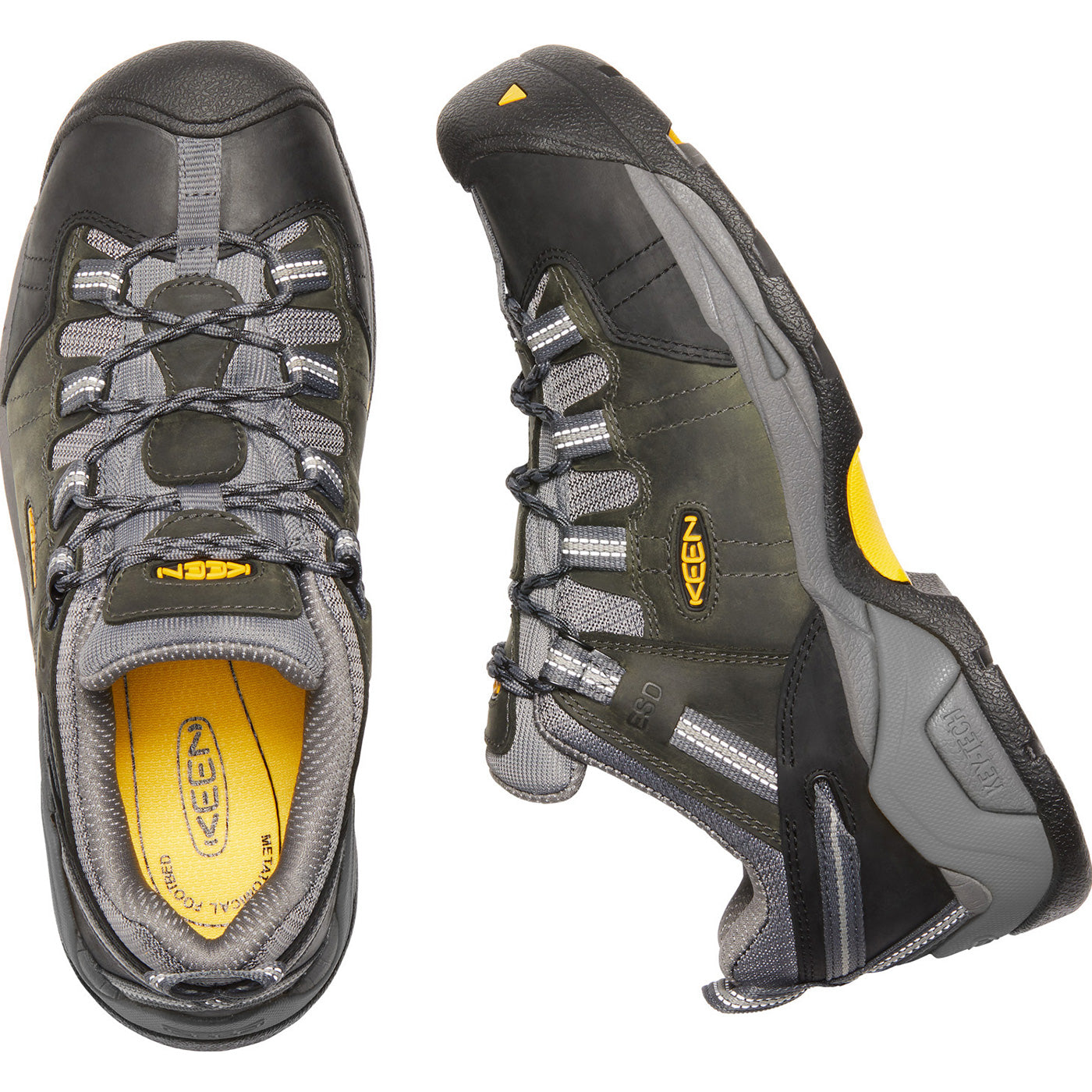 KEEN UTILITY® Detroit XT Men's Static-Dissipative Work Oxford - birdseye