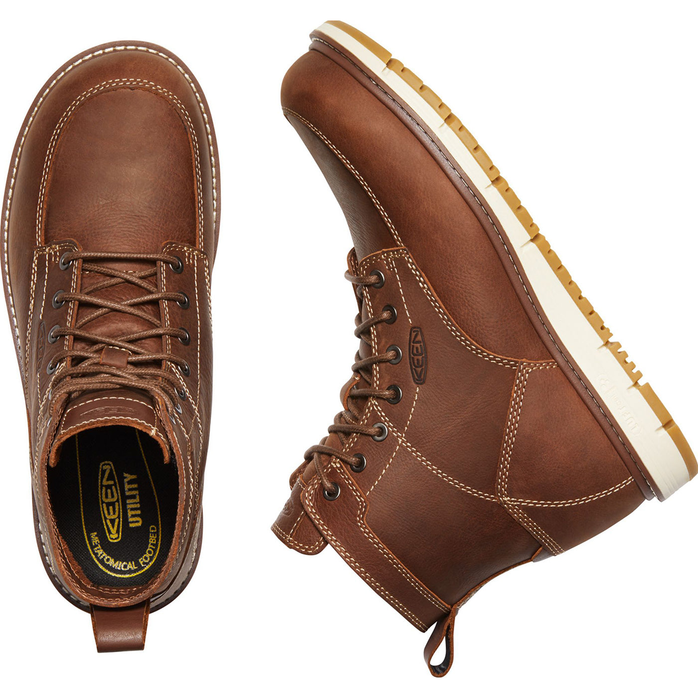 KEEN Utility® San Jose Men's 6 inch Aluminum Toe Electrical Hazard Work Boots - birdseye