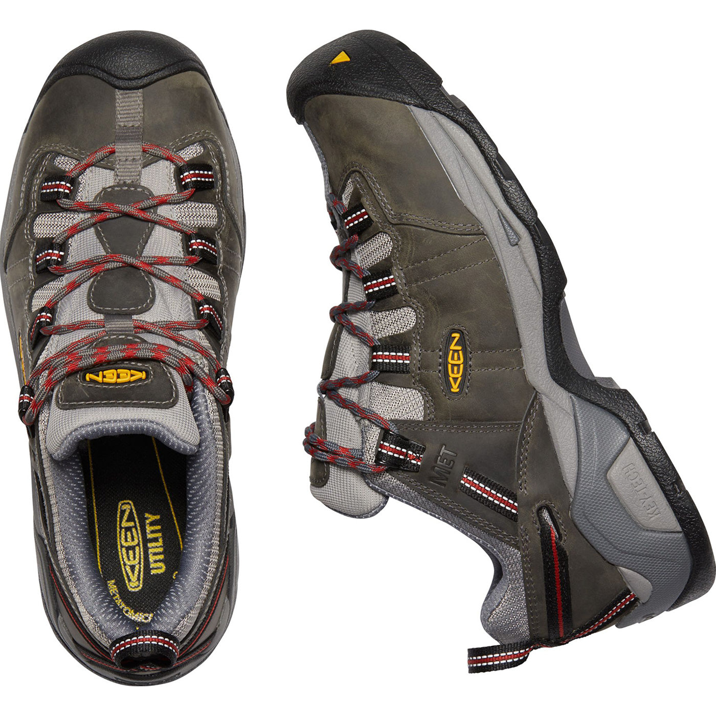 KEEN Utility® Detroit XT Men's Internal Metatarsal Steel Toe Electrical Hazard Work Oxford - birdseye