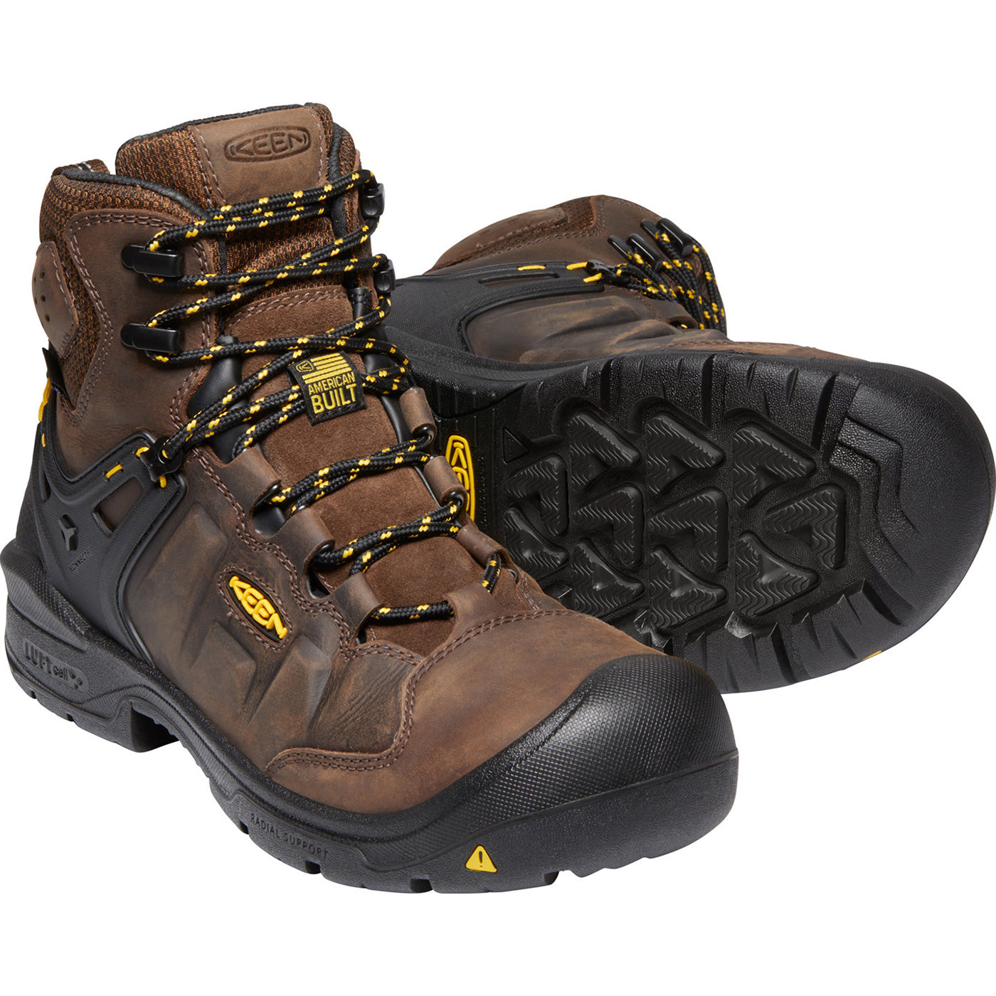 KEEN Utility® Dover Men's Carbon-Fiber Toe Electrical Hazard Waterproof Work Boot - profile