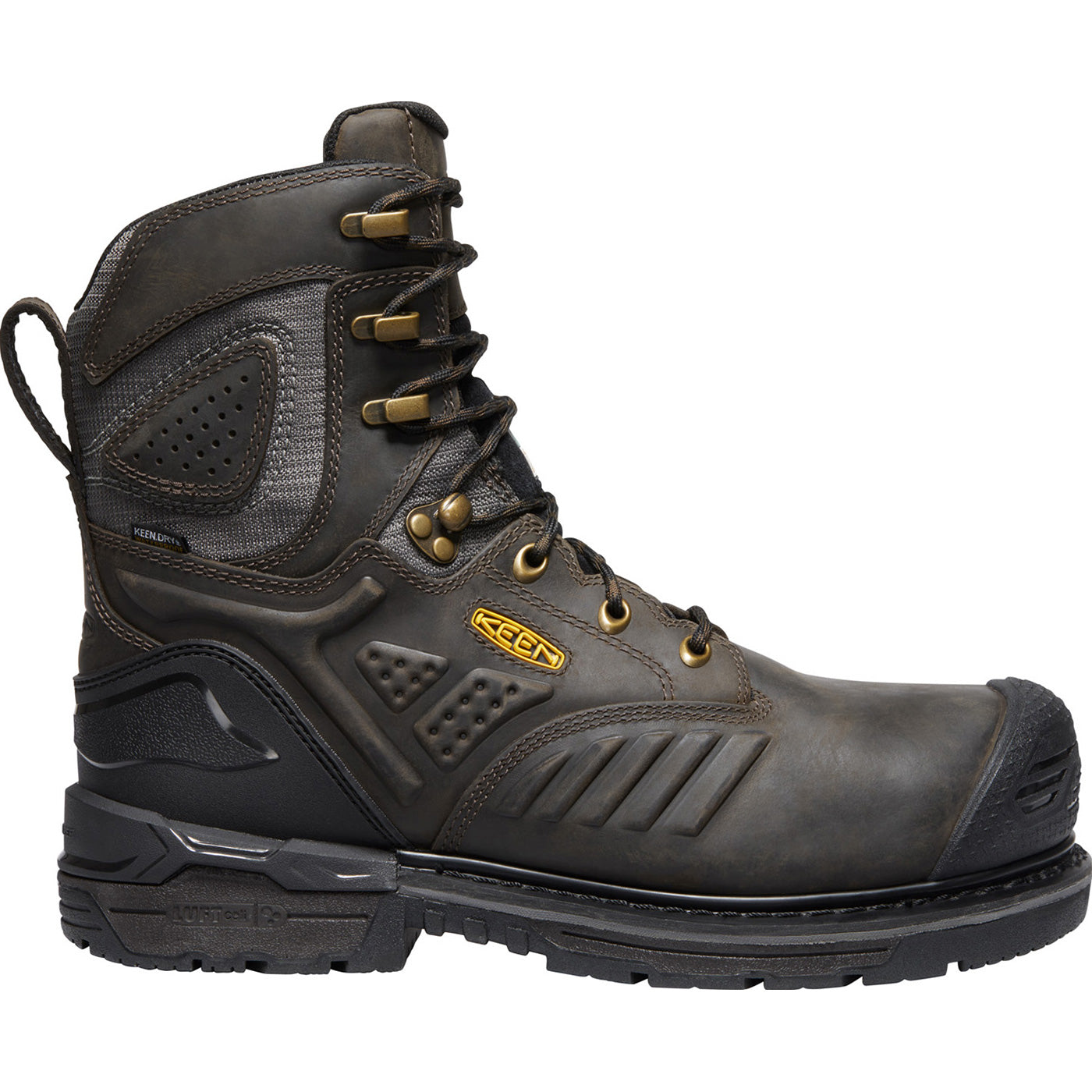 KEEN Utility® Philadelphia Men's CSA Carbon-Fiber Toe Puncture-Resistant 600G Insulated Waterproof Work Boot - profile