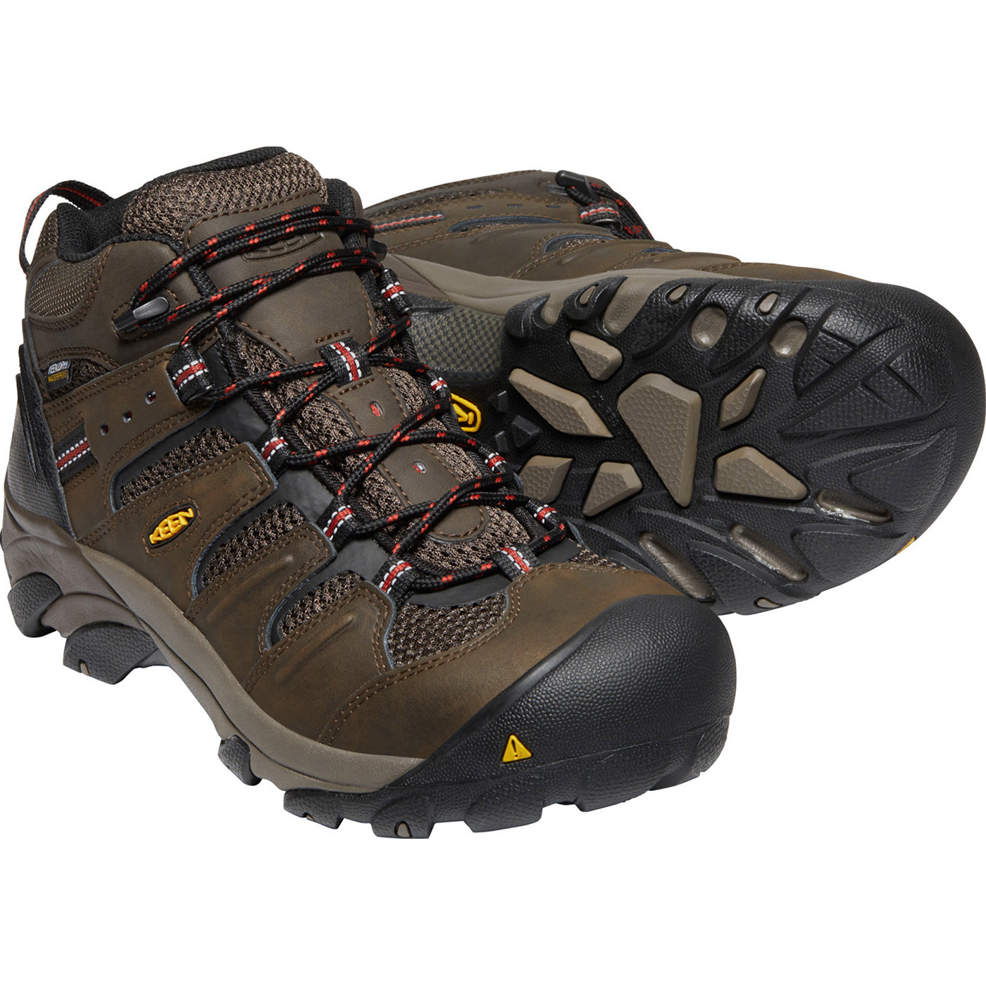 KEEN Utility® Lansing Mid Men's Steel Toe Electrical Hazard Waterproof Work Hiker - profile