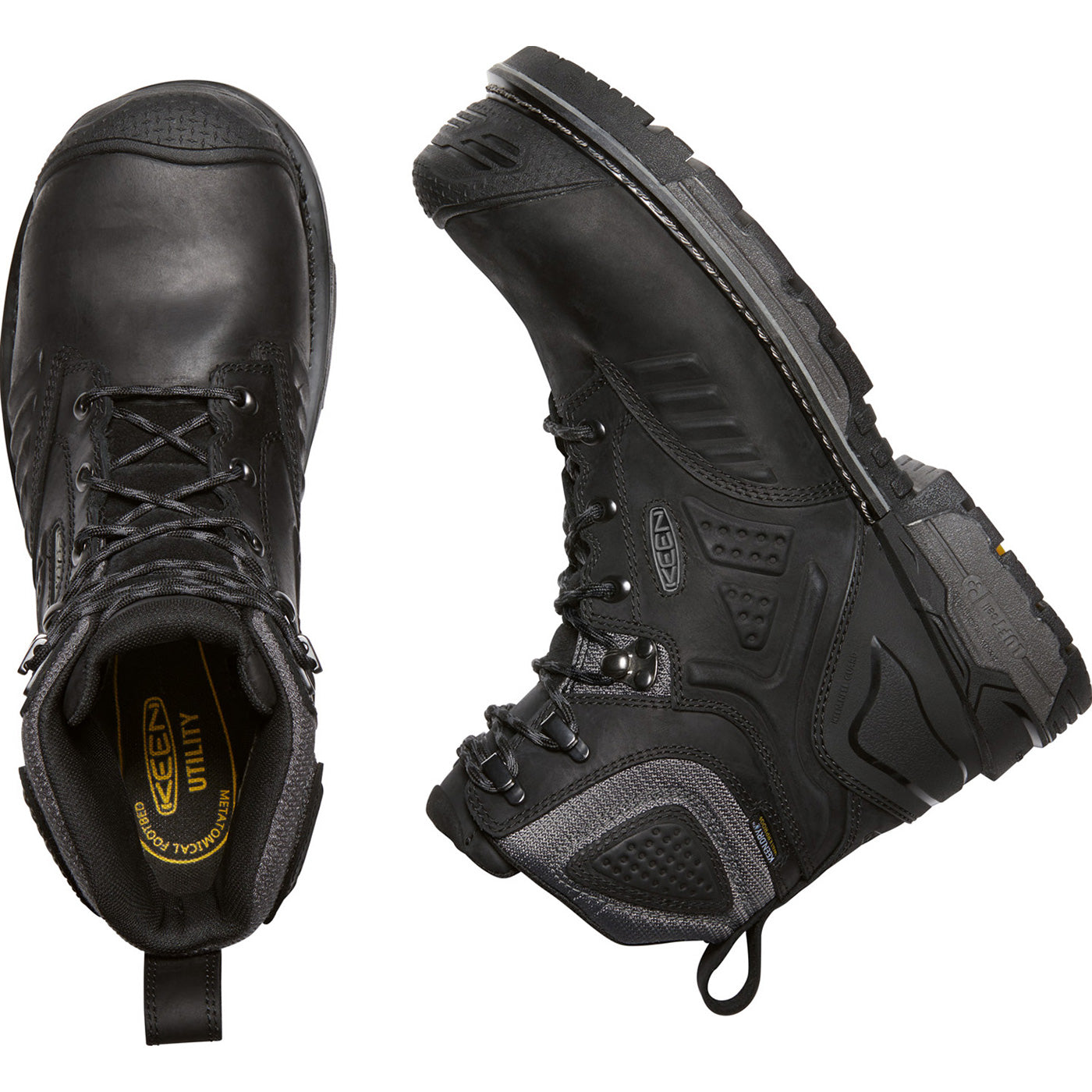 KEEN Utility® Philadelphia Men's Carbon-Fiber Toe Electrical Hazard Waterproof Work Boot - birdseye