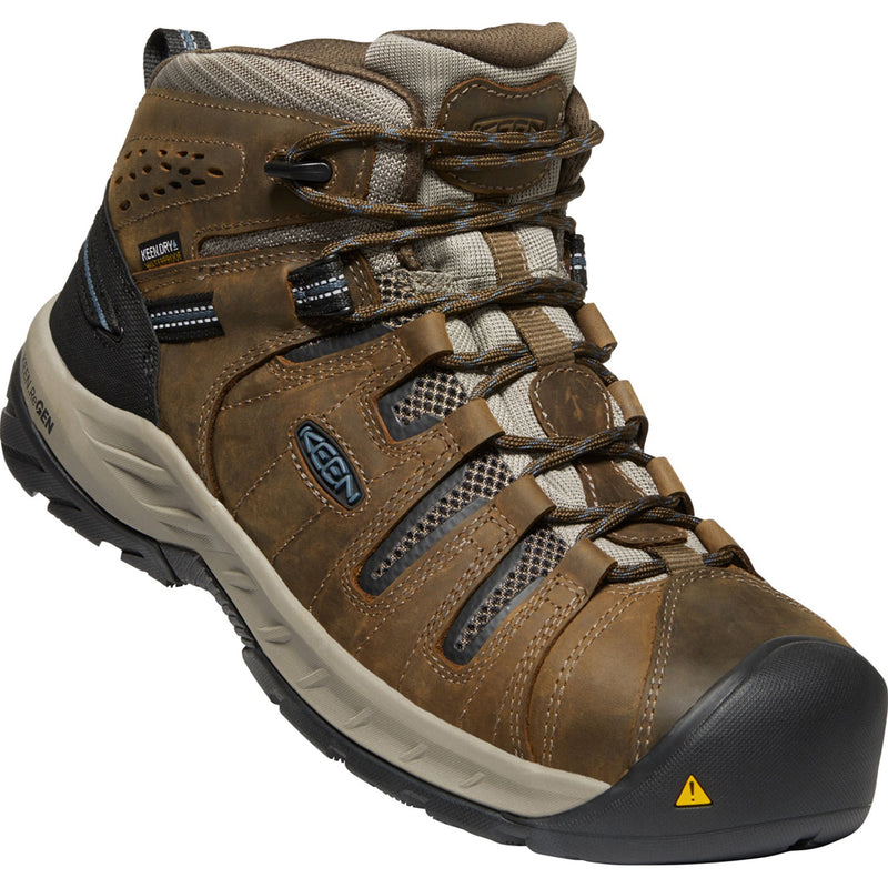 KEEN Utility® Flint II Mid Men's Steel Toe Electrical Hazard Waterproof Work Hiker - main