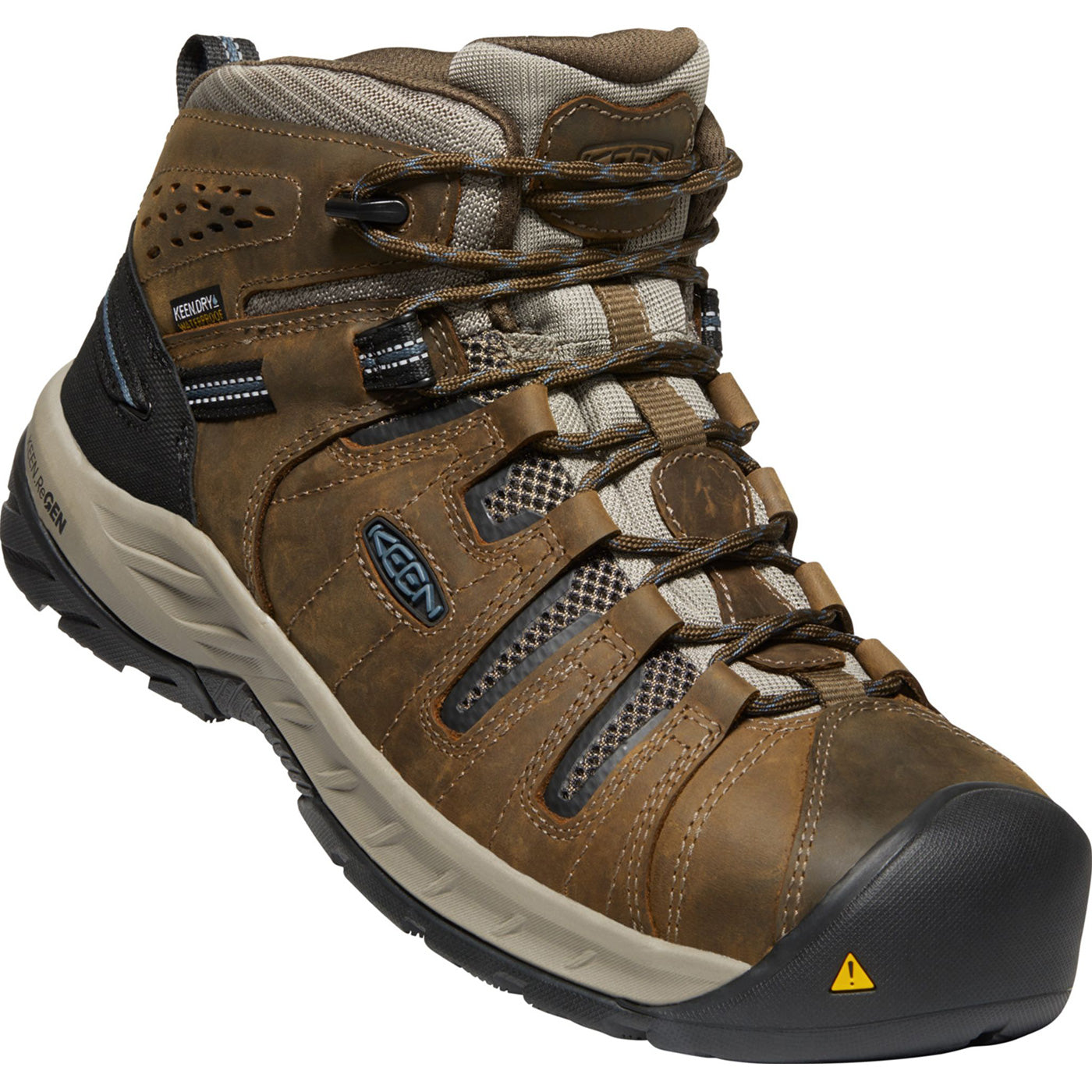 KEEN Utility® Flint II Mid Men's Steel Toe Electrical Hazard Waterproof Work Hiker - main