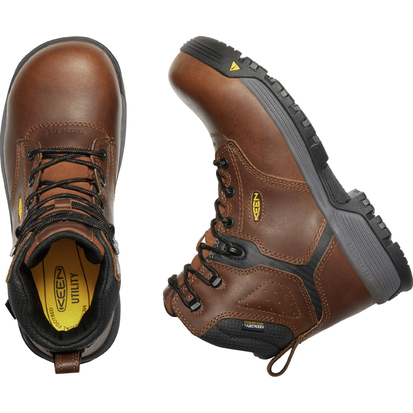 KEEN Utility® Chicago Women's Carbon Fiber Toe Electrical Hazard Waterproof Work Boot - birdseye