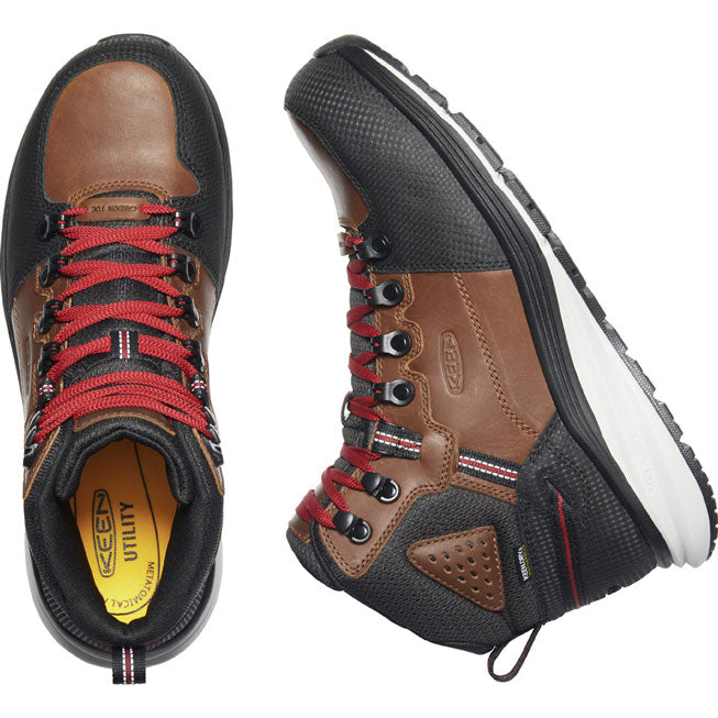 KEEN Utility® Red Hook Men's Carbon Fiber Toe Electrical Hazard Waterproof Work Hiker - birdseye