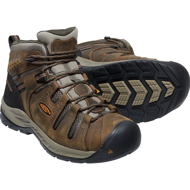 KEEN Utility® Flint II Mid Men's Electrical Hazard Waterproof Work Hiker - front