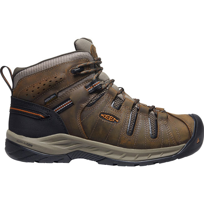KEEN Utility® Flint II Mid Men's Electrical Hazard Waterproof Work Hiker - profile