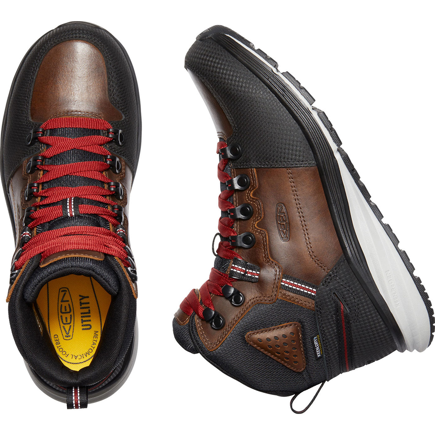 KEEN Utility® Red Hook Men's Electrical Hazard Waterproof Work Hiker - birdseye