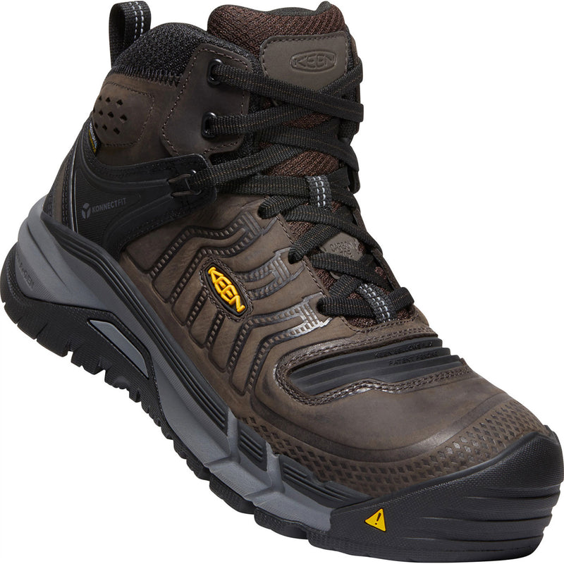 KEEN Utility Kansas City Mid Men's Carbon Fiber Toe Electrical Hazard Waterproof Hi-Top Athletic Work Shoe - main