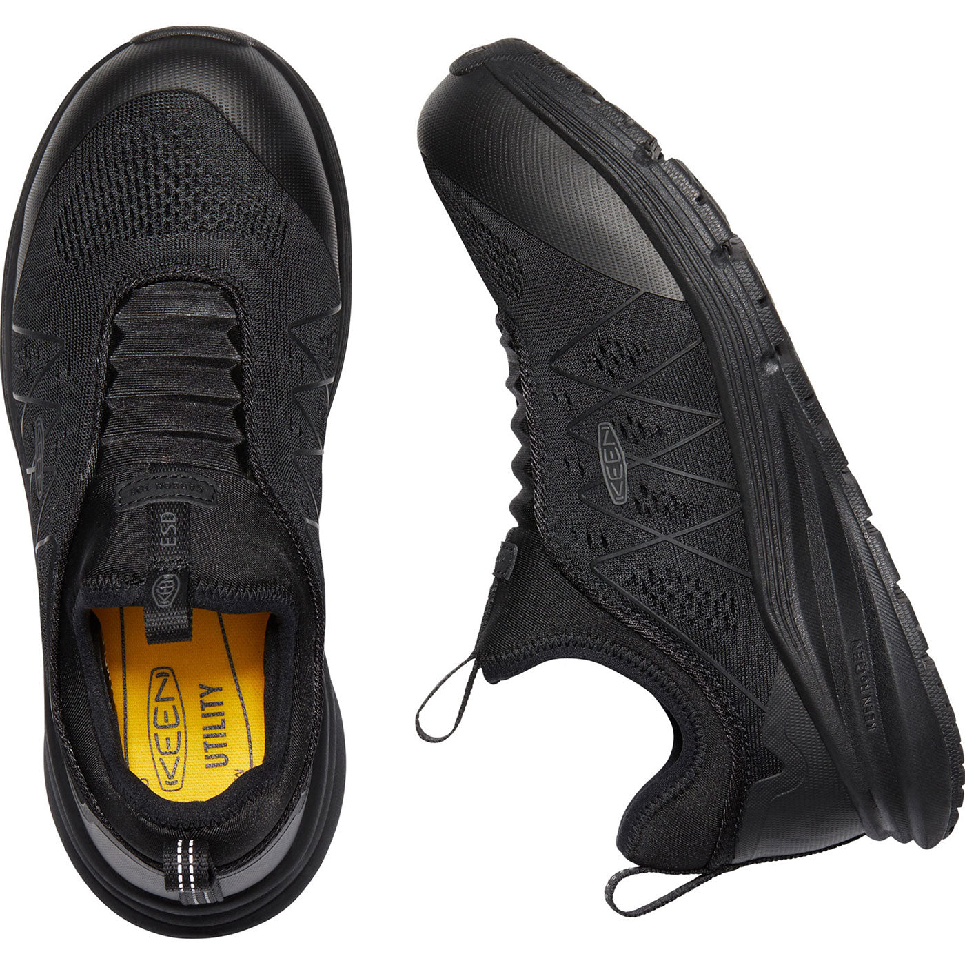 KEEN Utility® Vista Energy Shift Women's Carbon Fiber Toe Static-Dissipative Slip-On Athletic Work Shoe - birdseye