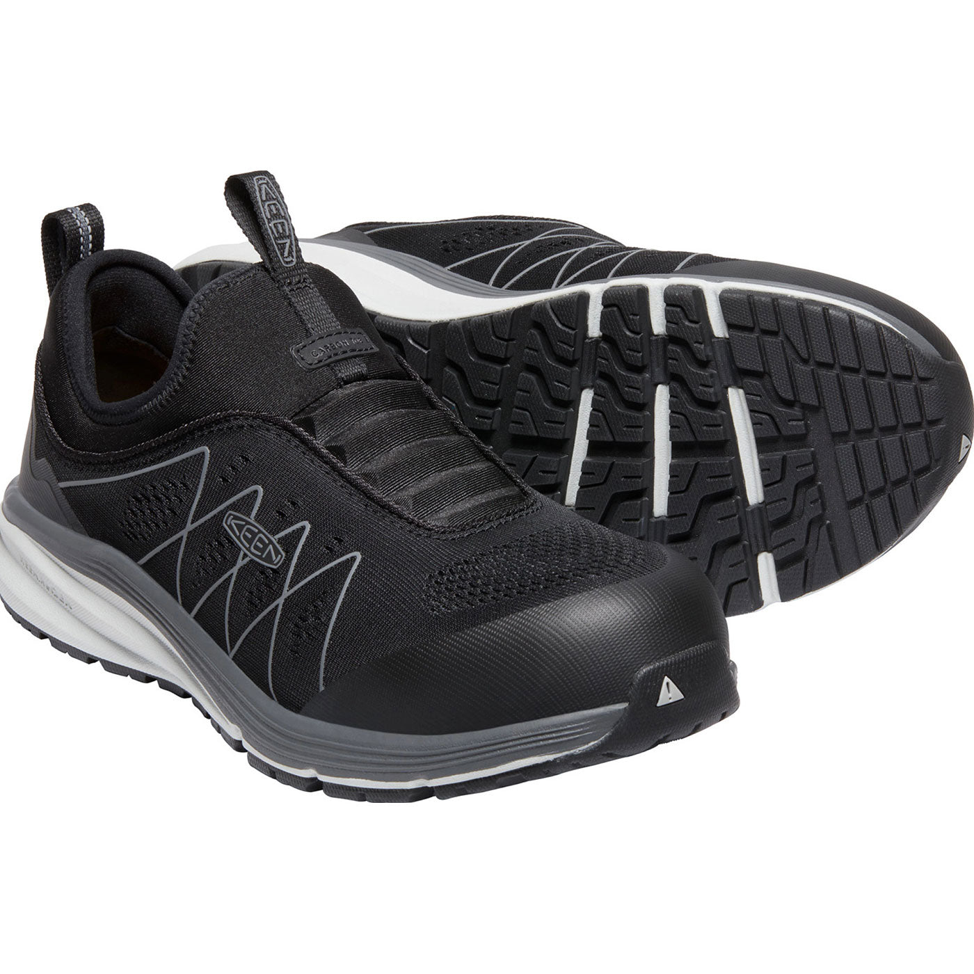 KEEN Utility® Vista Energy Shift Men's Carbon Fiber Toe Electrical Hazard Slip-On Athletic Work Shoe - front