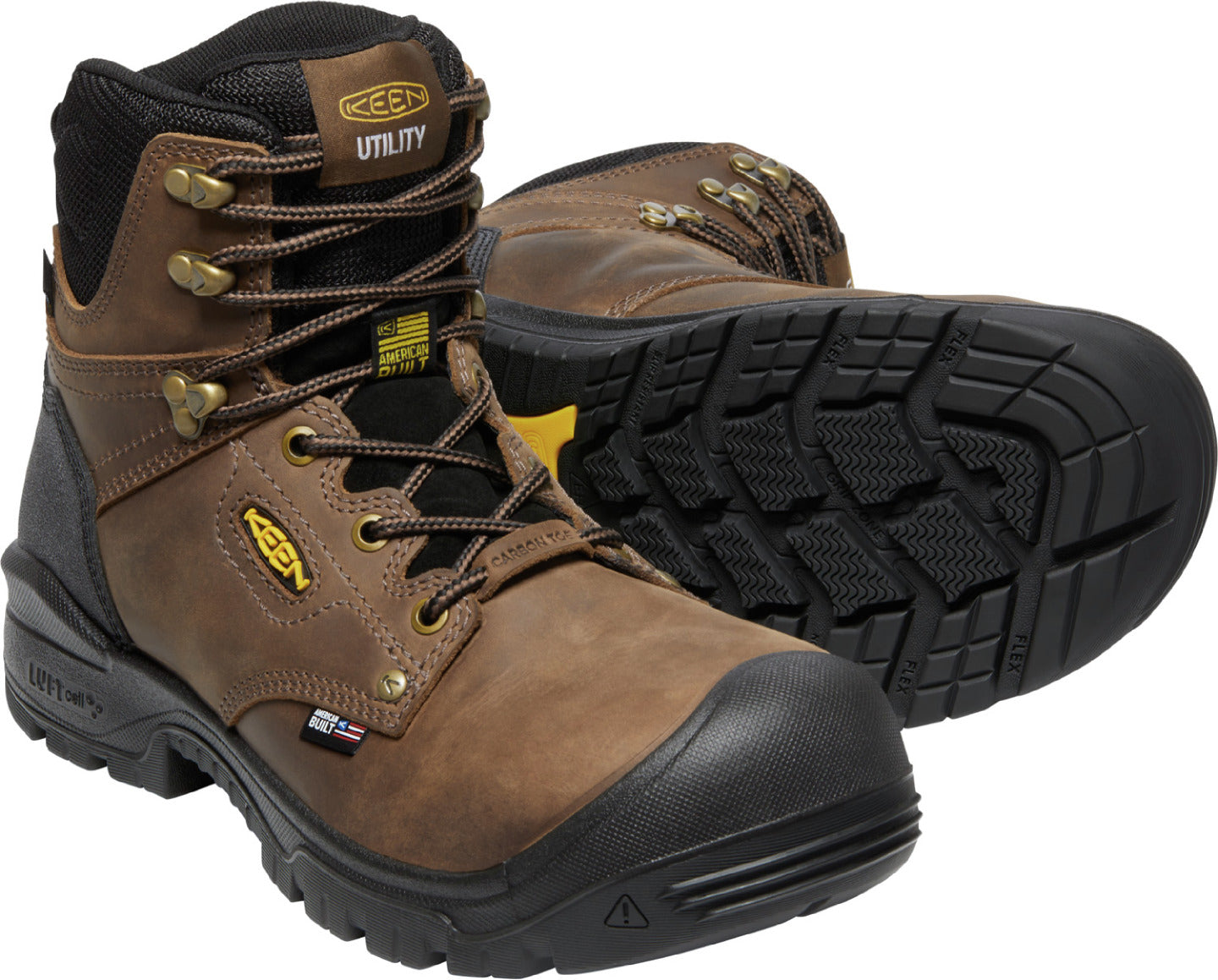 KEEN Utility Independence Men's Carbon Fiber Toe Electrical Hazard Waterproof Work Boot - front