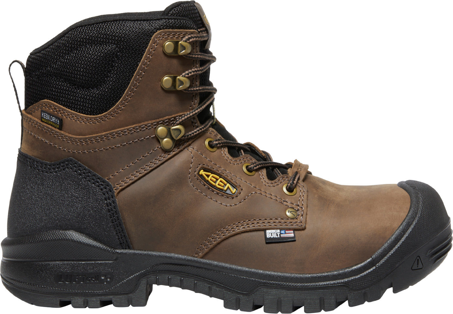 KEEN Utility Independence Men's Carbon Fiber Toe Electrical Hazard Waterproof Work Boot - profile