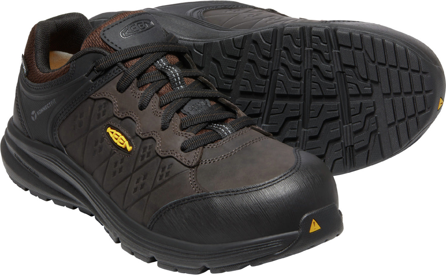 KEEN Utility® Vista Energy+ Men's Carbon Fiber Toe Waterproof Leather Work Shoe - front