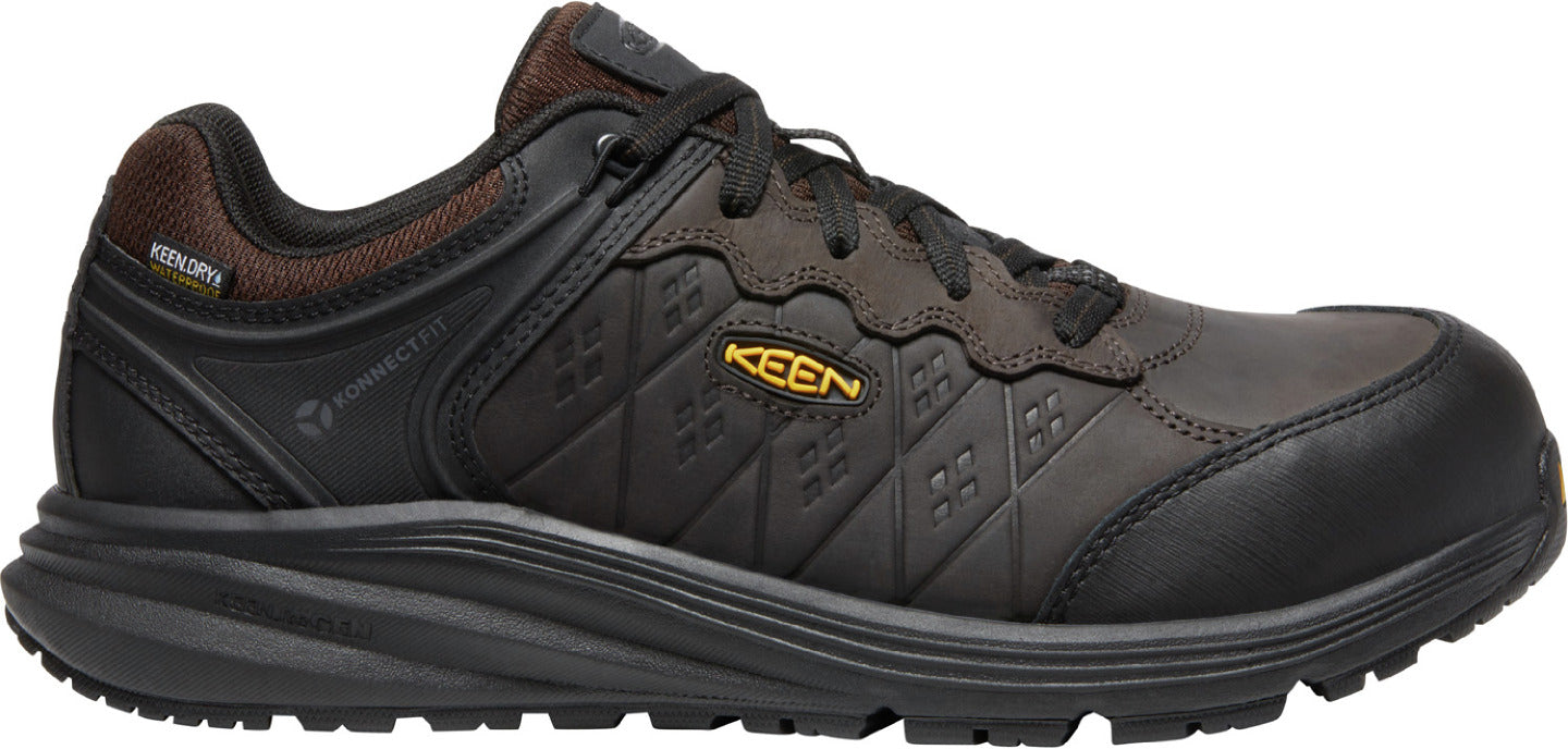 KEEN Utility® Vista Energy+ Men's Carbon Fiber Toe Waterproof Leather Work Shoe - profile